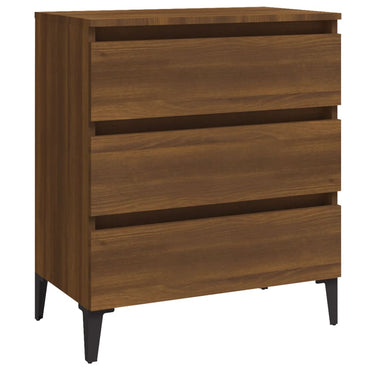 vidaXL Buffet Marron Aspect Chêne 60x35x69 cm Bois d'ingénierie