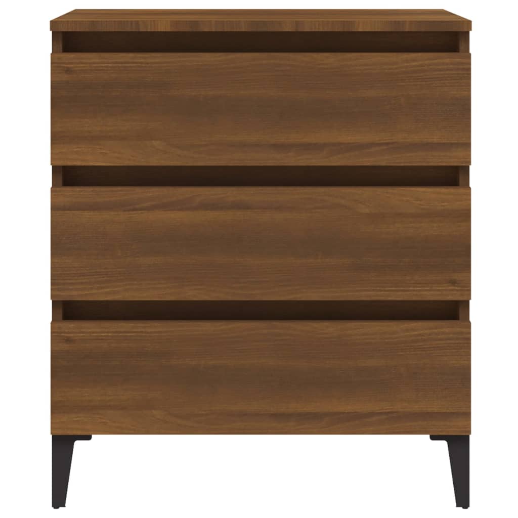 vidaXL Buffet Marron Aspect Chêne 60x35x69 cm Bois d'ingénierie