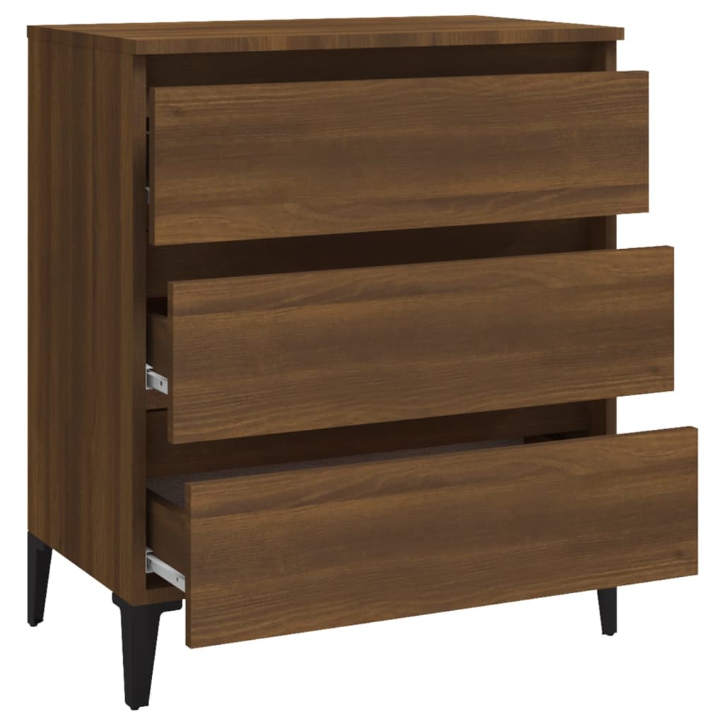 vidaXL Buffet Marron Aspect Chêne 60x35x69 cm Bois d'ingénierie