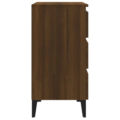 vidaXL Buffet Marron Aspect Chêne 60x35x69 cm Bois d'ingénierie
