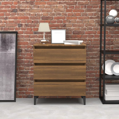 vidaXL Buffet Marron Aspect Chêne 60x35x69 cm Bois d'ingénierie