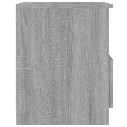 vidaXL Nachttisch Grau Sonoma 40x40x50 cm Holzwerkstoff