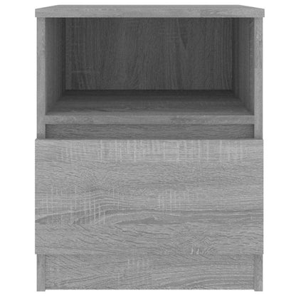 vidaXL Nachttische 2 Stk. Grau Sonoma 40x40x50 cm Holzwerkstoff