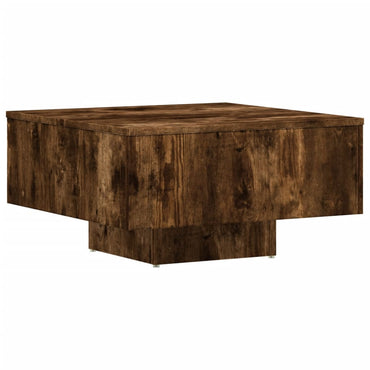 vidaXL Couchtisch Räuchereiche 60x60x31,5 cm Holzwerkstoff