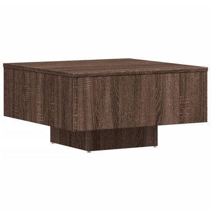 vidaXL Couchtisch Braun Eichen-Optik 60x60x31,5 cm Holzwerkstoff
