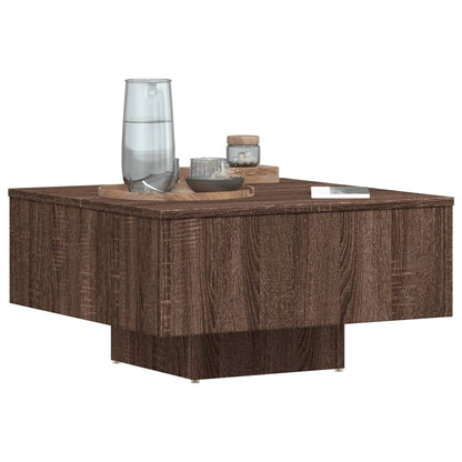 vidaXL Couchtisch Braun Eichen-Optik 60x60x31,5 cm Holzwerkstoff