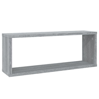 vidaXL Würfelregale 6 Stk. Grau Sonoma 60x15x23 cm Holzwerkstoff