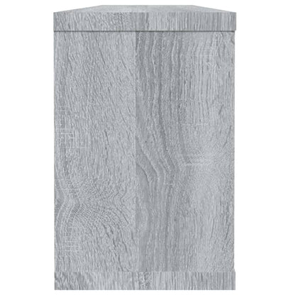 vidaXL Würfelregale 6 Stk. Grau Sonoma 60x15x23 cm Holzwerkstoff