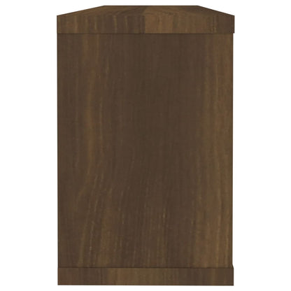 vidaXL Würfelregale 2 Stk. Braun Eichen-Optik 60x15x23cm Holzwerkstoff