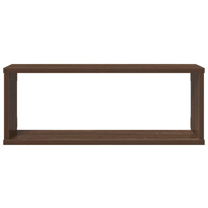 vidaXL Würfelregale 4 Stk. Braun Eichen-Optik 60x15x23cm Holzwerkstoff