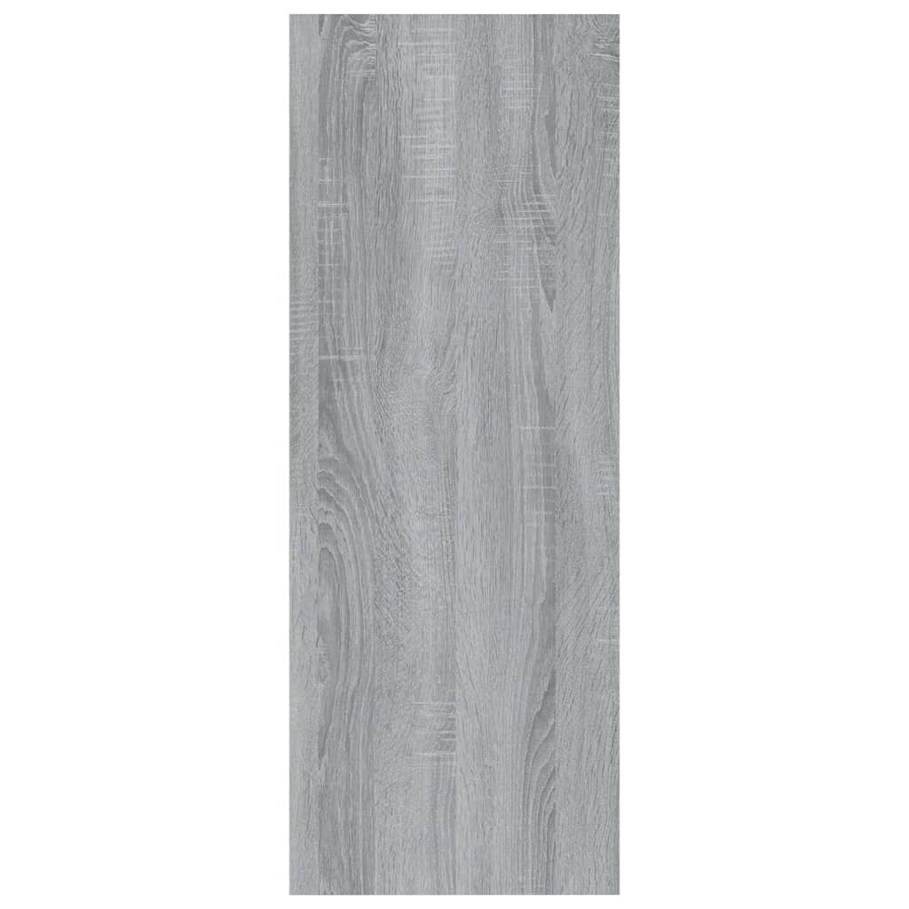 vidaXL Table console Gris sonoma 78x30x80 cm Bois d'ingénierie