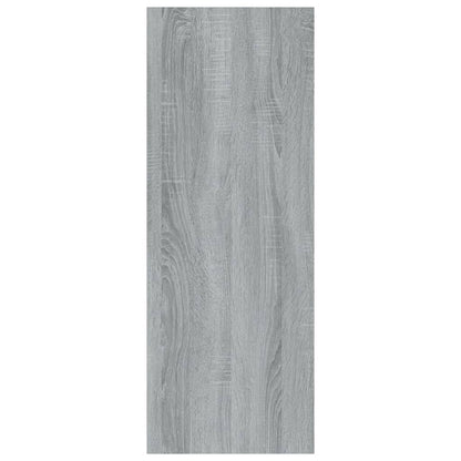 vidaXL Table console Gris sonoma 78x30x80 cm Bois d'ingénierie