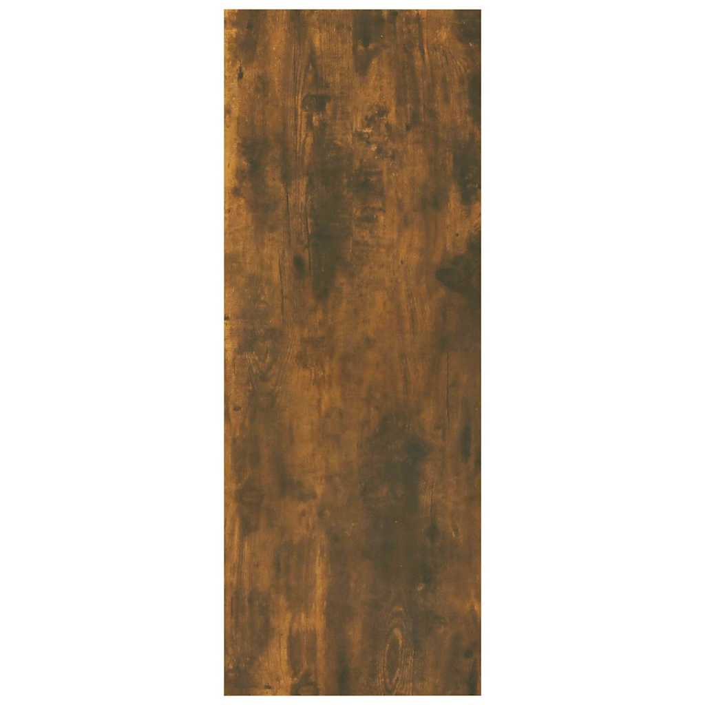 vidaXL Console de table chêne fumé 105x30x80 cm bois d'ingénierie