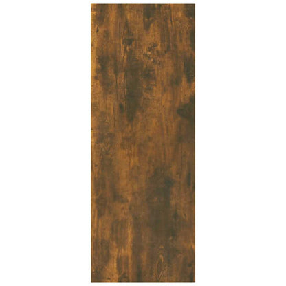 vidaXL Console de table chêne fumé 105x30x80 cm bois d'ingénierie