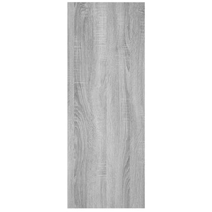 vidaXL Console Gris Sonoma 105x30x80 cm Bois d'ingénierie