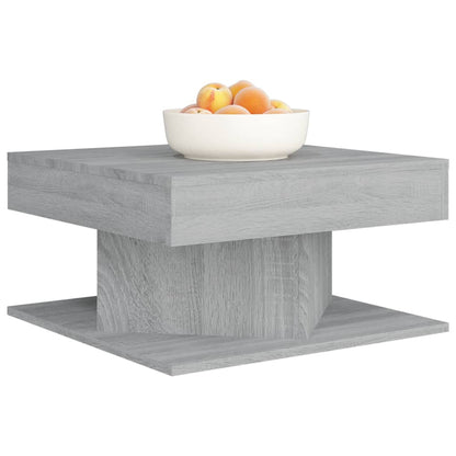 vidaXL Couchtisch Grau Sonoma 57x57x30 cm Holzwerkstoff