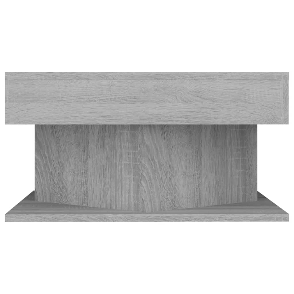 vidaXL Couchtisch Grau Sonoma 57x57x30 cm Holzwerkstoff