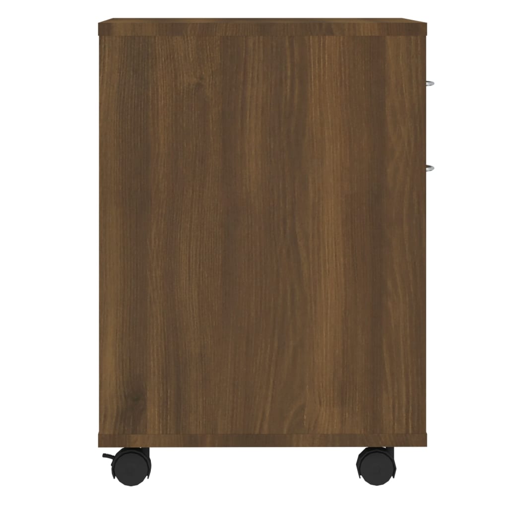 vidaXL Rollschrank Braun Eichen-Optik 45x38x54 cm Holzwerkstoff