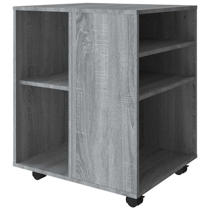 vidaXL Rollschrank Grau Sonoma 60x53x72 cm Holzwerkstoff
