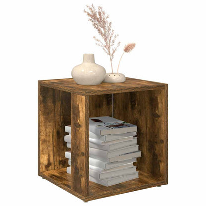 vidaXL Beistelltisch Räuchereiche 33x33x34,5 cm Holzwerkstoff