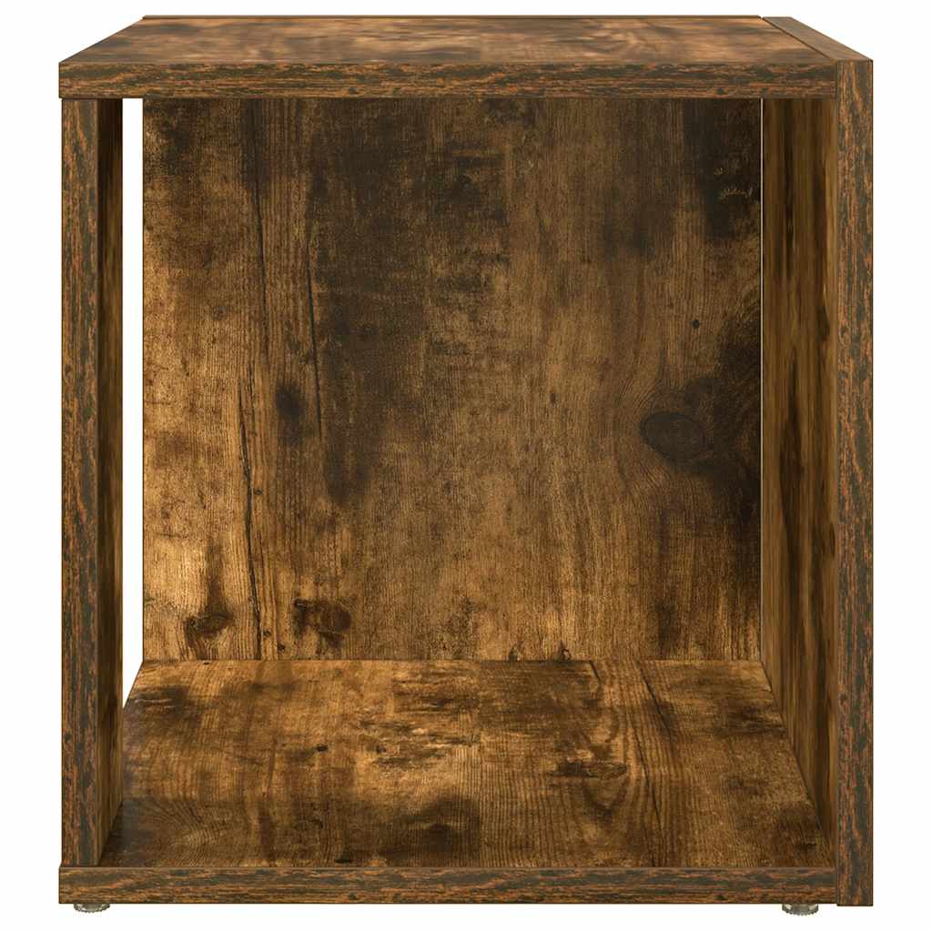 vidaXL Beistelltisch Räuchereiche 33x33x34,5 cm Holzwerkstoff