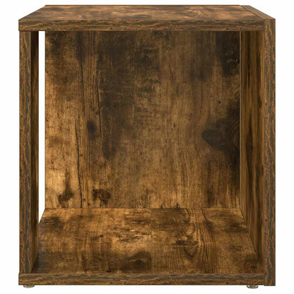 vidaXL Beistelltisch Räuchereiche 33x33x34,5 cm Holzwerkstoff