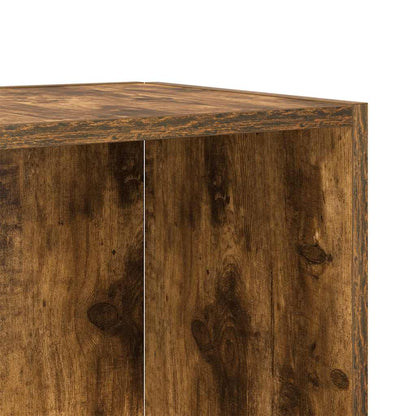 vidaXL Beistelltisch Räuchereiche 33x33x34,5 cm Holzwerkstoff