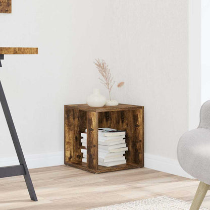 vidaXL Beistelltisch Räuchereiche 33x33x34,5 cm Holzwerkstoff