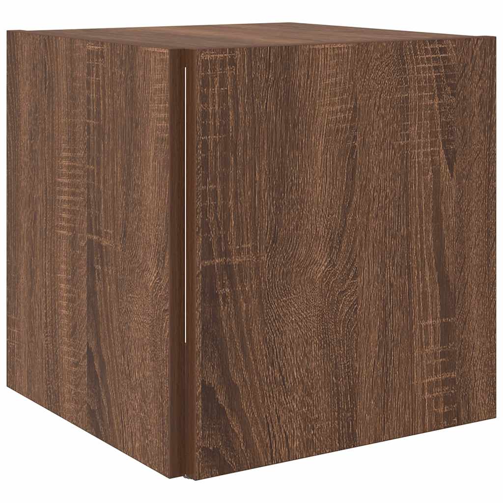 vidaXL Beistelltisch Braun Eichen-Optik 33x33x34,5 cm Holzwerkstoff
