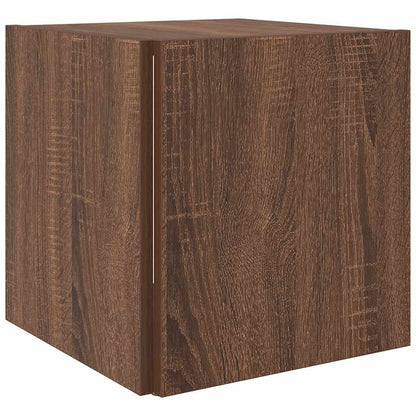 vidaXL Beistelltisch Braun Eichen-Optik 33x33x34,5 cm Holzwerkstoff