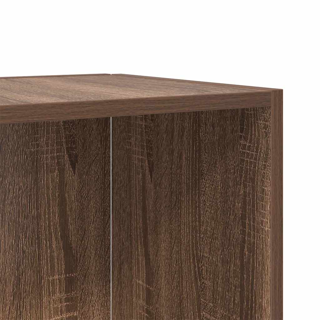 vidaXL Beistelltisch Braun Eichen-Optik 33x33x34,5 cm Holzwerkstoff