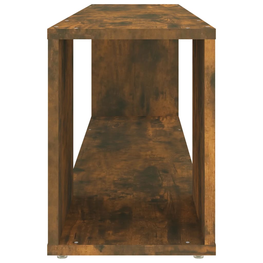 vidaXL TV-Schrank Räuchereiche 100x24x32 cm Holzwerkstoff