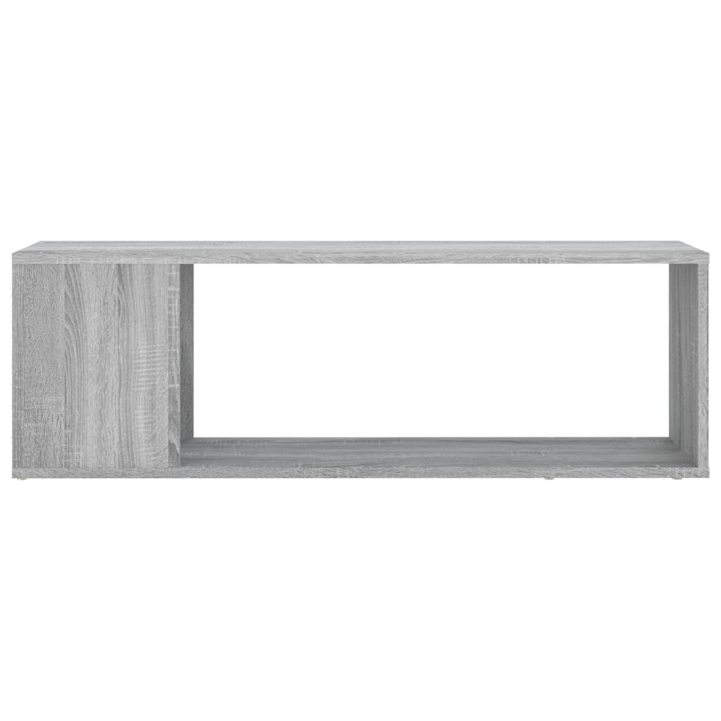 vidaXL TV-Schrank Grau Sonoma 100x24x32 cm Holzwerkstoff