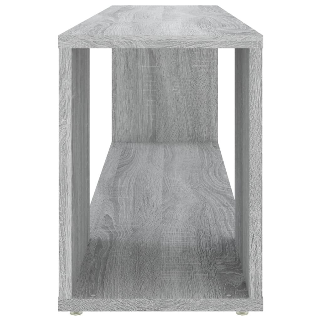 vidaXL TV-Schrank Grau Sonoma 100x24x32 cm Holzwerkstoff
