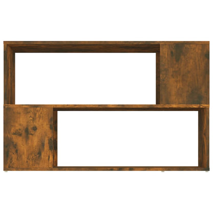 vidaXL Bibliothèque chêne fumé 100x24x63 cm Bois d'ingénierie