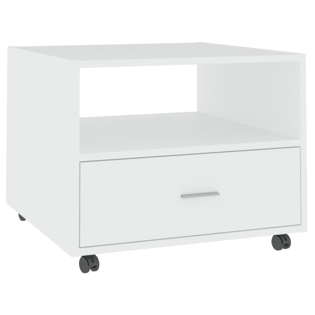 vidaXL Couchtisch Weiß 55x55x40 cm Holzwerkstoff