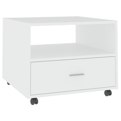 vidaXL Couchtisch Weiß 55x55x40 cm Holzwerkstoff