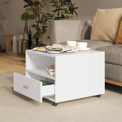 vidaXL Couchtisch Weiß 55x55x40 cm Holzwerkstoff