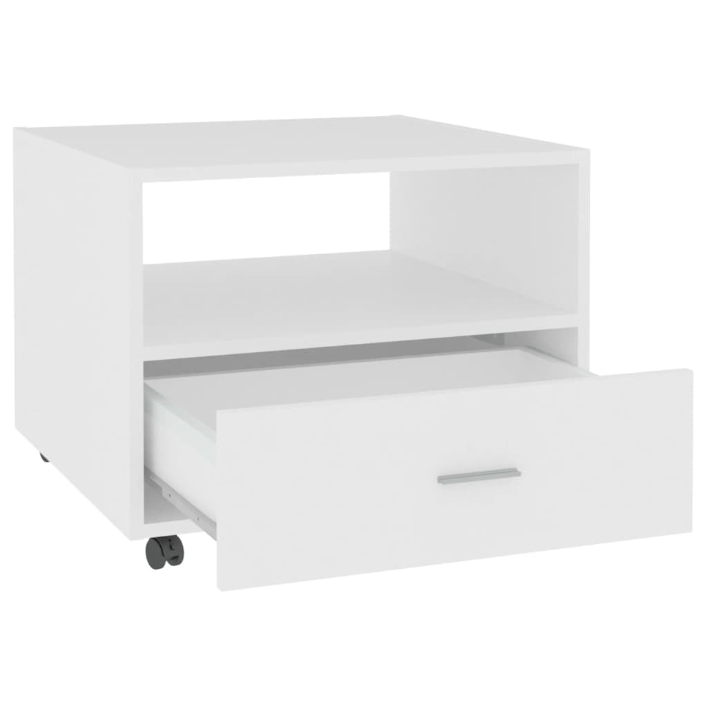 vidaXL Couchtisch Weiß 55x55x40 cm Holzwerkstoff