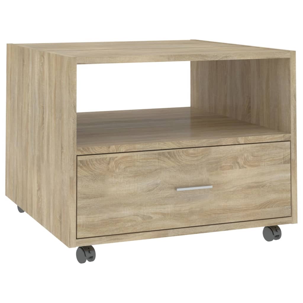 vidaXL Couchtisch Sonoma-Eiche 55x55x40 cm Holzwerkstoff