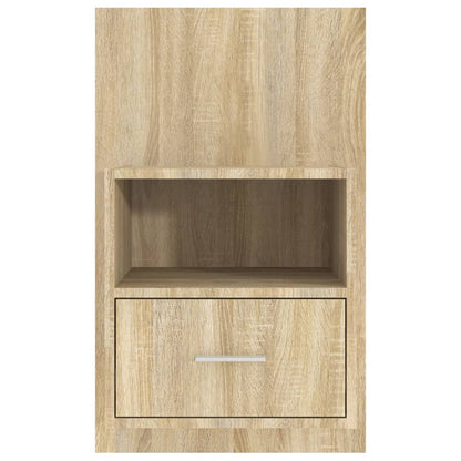 vidaXL Tables de chevet murales 2 pcs Chêne sonoma