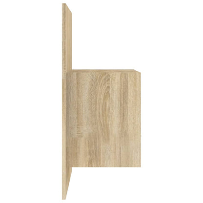 vidaXL Tables de chevet murales 2 pcs Chêne sonoma