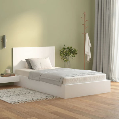 vidaXL Tête de lit Blanc 120x1,5x80 cm Bois d'ingénierie