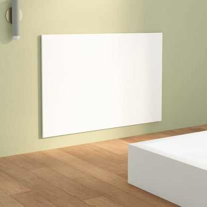 vidaXL Tête de lit Blanc 120x1,5x80 cm Bois d'ingénierie
