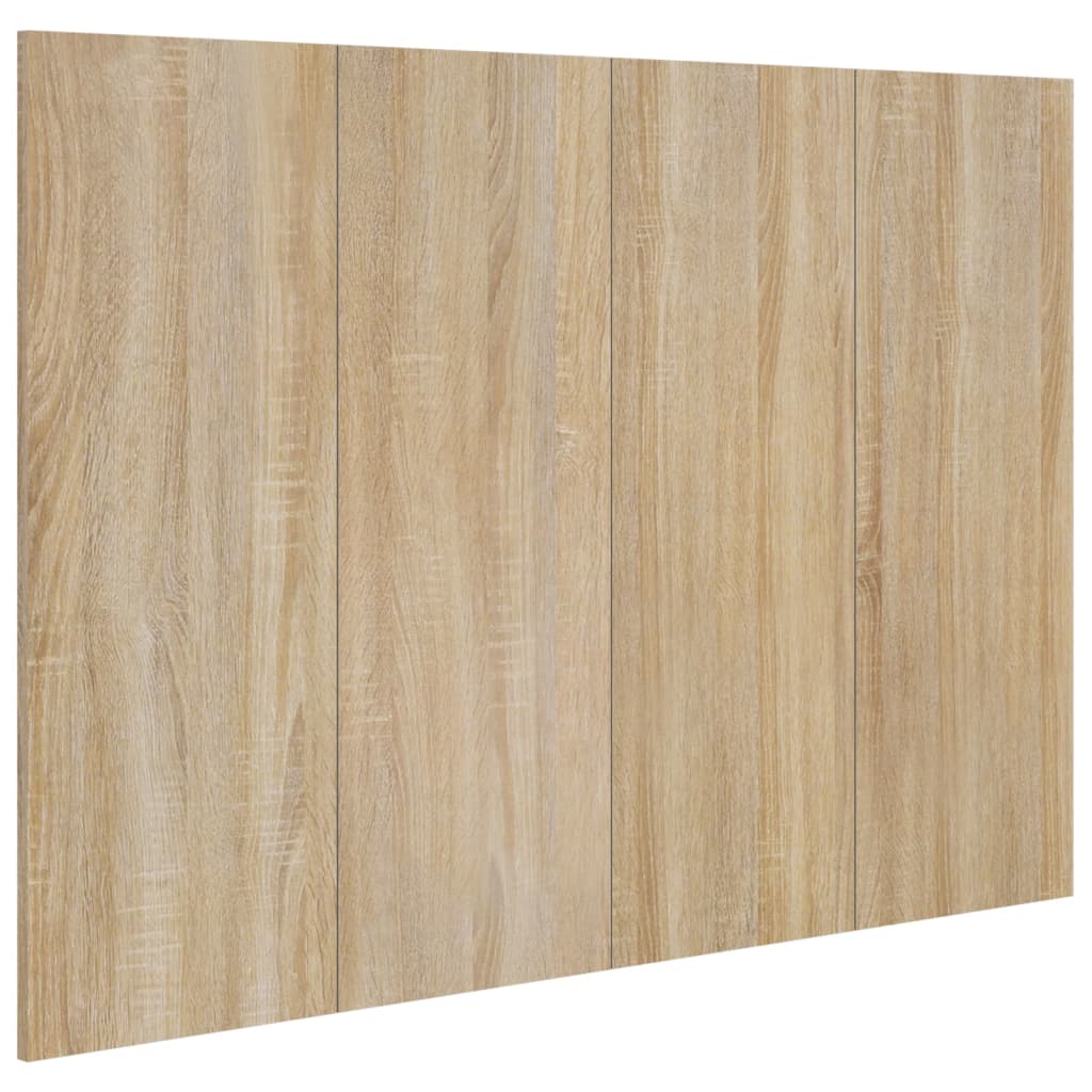 vidaXL Tête de lit Chêne Sonoma 120x1,5x80 cm Bois d'ingénierie
