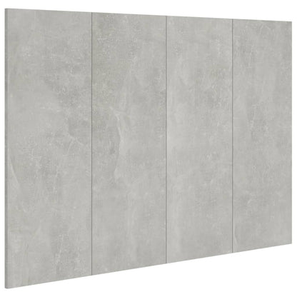 vidaXL Tête de lit gris béton 120x1,5x80 cm bois d'ingénierie