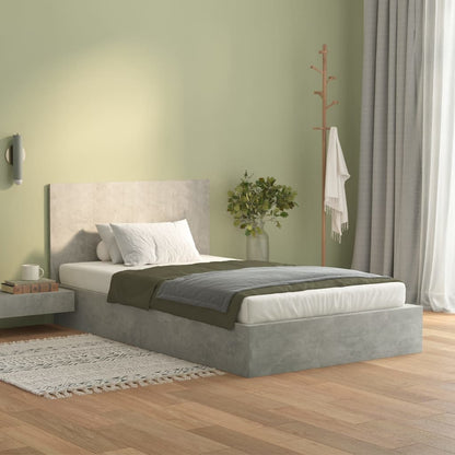 vidaXL Tête de lit gris béton 120x1,5x80 cm bois d'ingénierie
