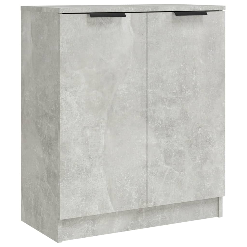 vidaXL Buffet bas Gris béton 60x30x70 cm Bois d'ingénierie