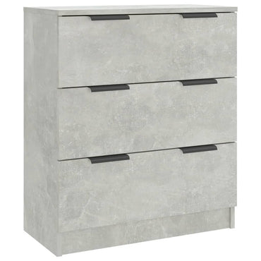 vidaXL Buffet bas Gris béton 60x30x70 cm Bois d'ingénierie