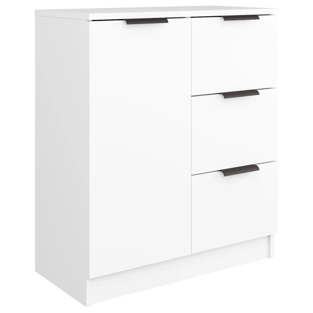 vidaXL Buffet blanc 60x30x70 cm en bois d'ingénierie